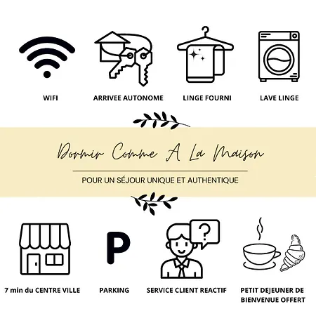 Plume - Comme A La Maison Апартаменты Геранд